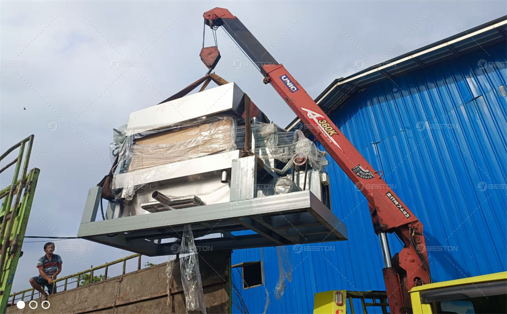 印尼BTF 4-4廢紙箱加工蛋托機設(shè)備第2張